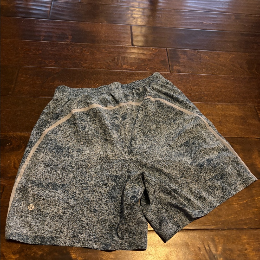 Men's Blue Lululemon Pace Breaker Shorts